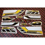 Vito's vinyl decal graphics kit 14MIL sticker Yamaha Banshee 50th YELLOW 20061