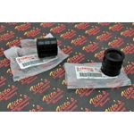 NEW 2 x HIGH TEMP Yamaha Banshee OEM pipe clamps rubber connectors BLACK