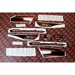 Vito's vinyl decal graphics kit 14MIL sticker Yamaha Banshee RED BLACK 20031
