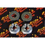 2 x Vito's Performance axle castle hub nut washer Yamaha Banshee Blaster Raptor