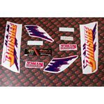 Vito's vinyl decal graphics kit 14MIL sticker Yamaha Banshee WHITE LAVENDER 19931