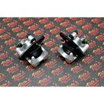 2 x Yamaha Banshee front brake calipers brakes & new pads left + right SILVER