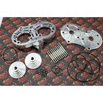 Polished COOL HEAD aftermarket billet aluminum 1987-2006 Banshee + 21cc DOMES