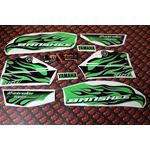 Vito's custom vinyl graphics 14MIL sticker Yamaha Banshee BLACK & GREEN1