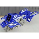 Yamaha Banshee fenders + gas tank plastic + rad cover grill + graphics BLUE 1999