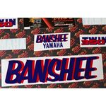 Vito's vinyl decal graphics kit 14MIL sticker Yamaha Banshee WHITE BLUE 19883