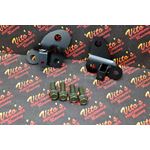 2 x NEW MOTOR MOUNTS upper front left +right + engine bolts Yamaha Banshee3