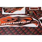 Vito's vinyl decal graphics kit 14MIL sticker Yamaha Banshee ORANGE BLACK 20083