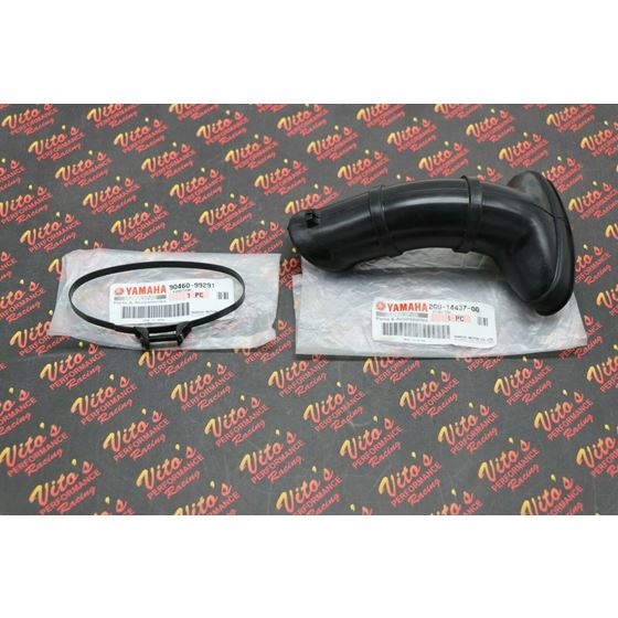NEW SNORKEL+ CLAMP intake duct for OEM airbox lid fits YAMAHA Banshee 1987-2006