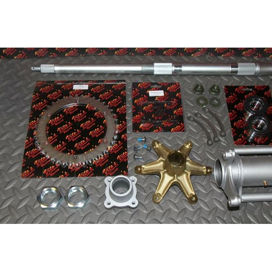 New Vito's Banshee Rear Setup Axle Carrier Rotor Hubs Sprocket 42 Tooth