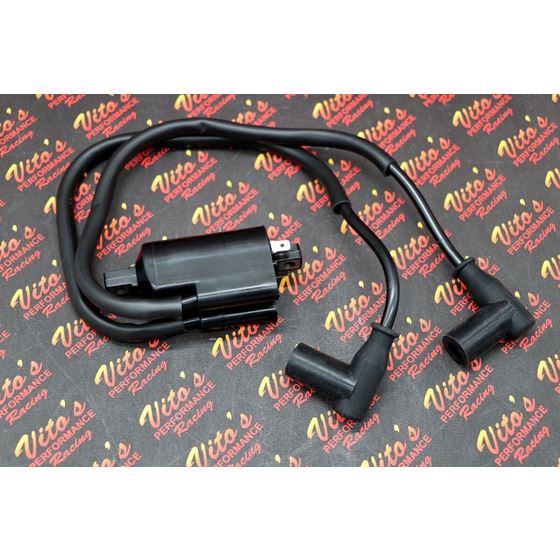Ignition COIL + stock style rubber plug caps + wires Yamaha BANSHEE 1987-20061