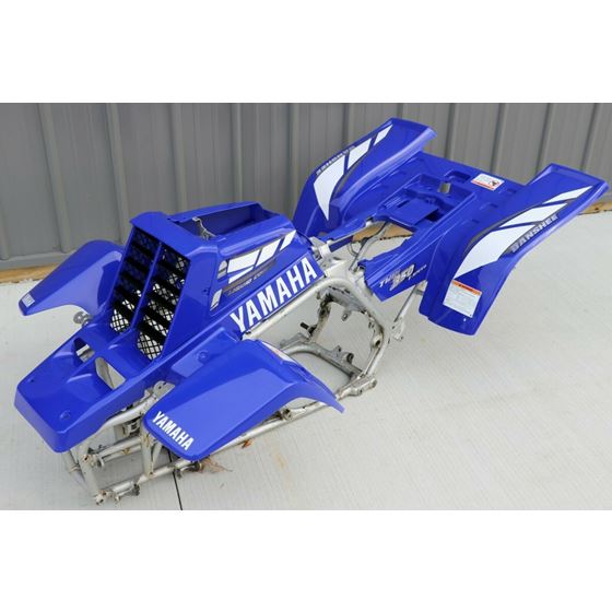 Yamaha Banshee fenders + gas tank plastic + rad cover grill + graphics BLUE 2001