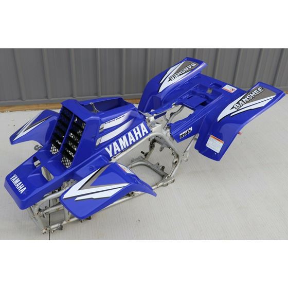 Yamaha Banshee fenders + gas tank plastic + rad cover grill + graphics BLUE 1999