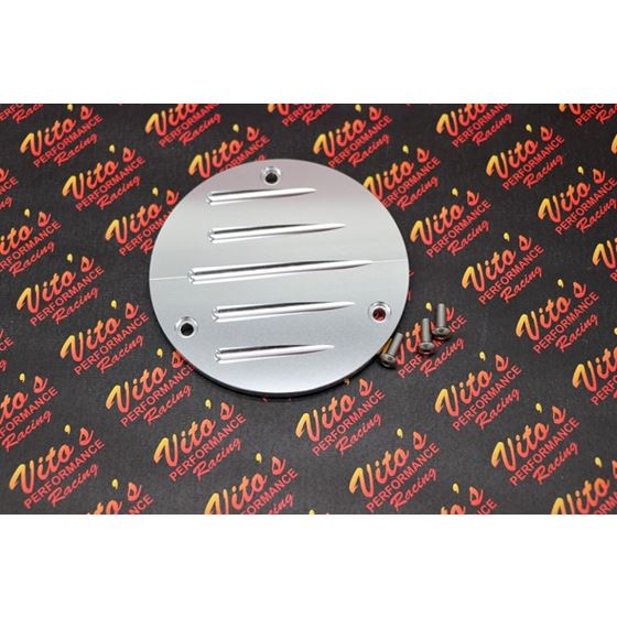 NEW Yamaha Banshee billet aluminum clutch insert cover + screws 1987-2006 SILVER2