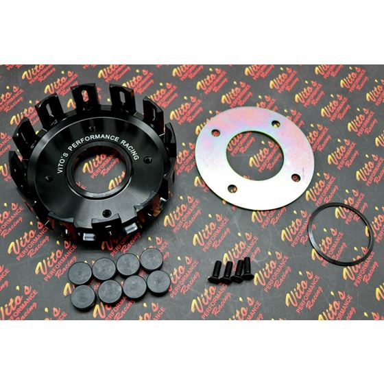 Vito's Performance BILLET CLUTCH BASKET Yamaha Banshee 1987-2006 plate cushions