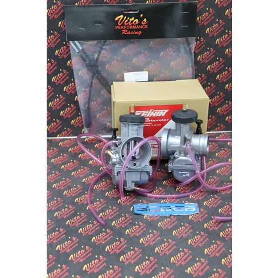 2 x Banshee CUB PWK Keihin 41mm Carbs TRUE PWK Keihin 41m Carburetors GENUINE 1