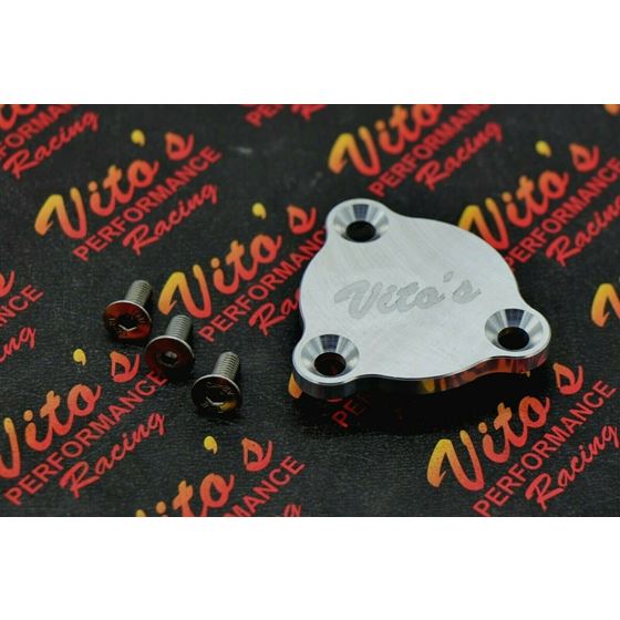Neutral safety switch block off cover plate BILLET ALUMINUM Yamaha Banshee