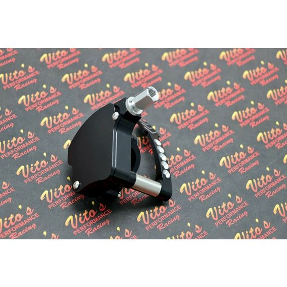 Billet aluminum thumb throttle assembly lever Yamaha Banshee Raptor YFZ450 BLACK3