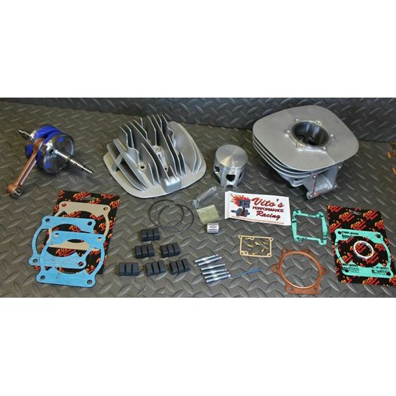 Vito's BLASTER Big Bore 240cc Yamaha 72.00 Cylinder +3mm stroker crank WISECO