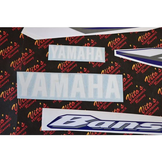 Vito's vinyl decal graphics kit 14MIL sticker Yamaha Banshee BLUE WHITE 20043