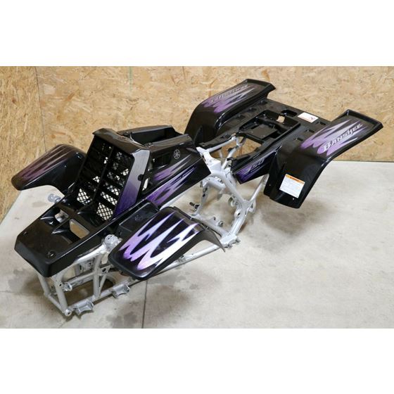 Yamaha Banshee fenders + gas tank plastic grill + graphics BLACK PURPLE 2005 SE