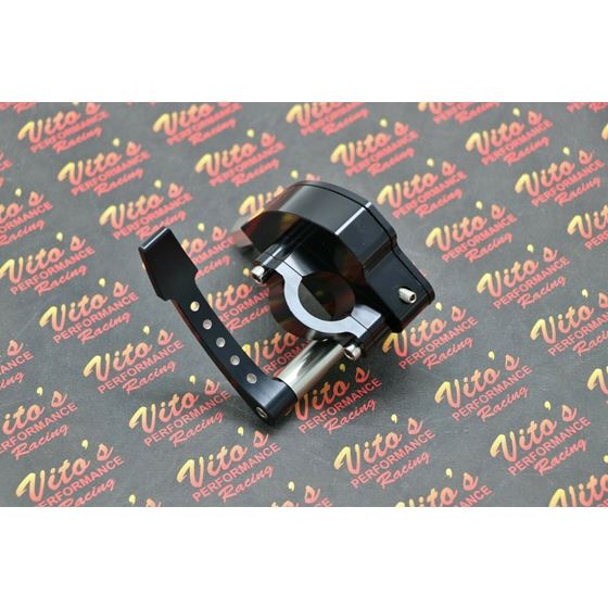 Billet aluminum thumb throttle assembly lever Yamaha Banshee Raptor YFZ450 BLACK