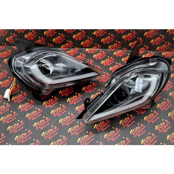 2 x LED Headlights Yamaha YFZ450R Raptor 700 700R YFZ450 WOLVERINE1