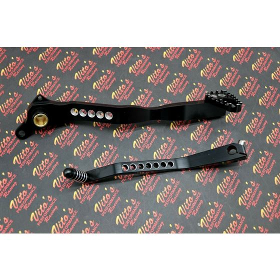 NEW Banshee BILLET LEVER KIT - Anodized black aluminum shifter + brake lever3
