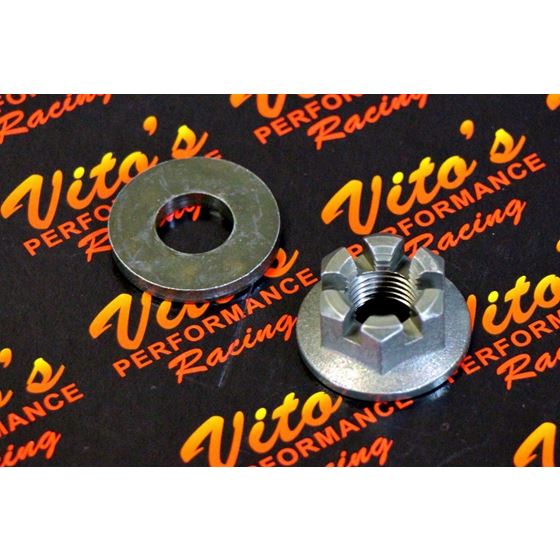 1 x Vito's Performance axle castle hub nut washer Yamaha Banshee Blaster Raptor