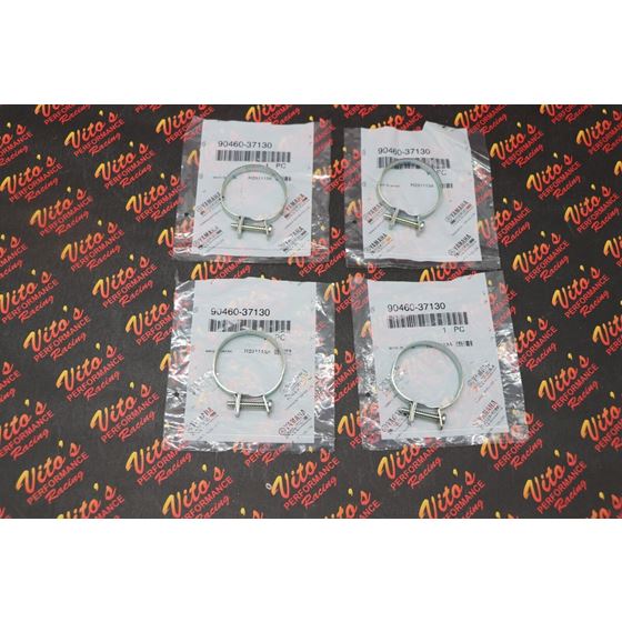 4 x exhaust clamps pipe gasket joint METAL CLAMPS Banshee OEM factory1