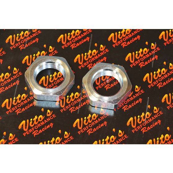 2 x Vito's Performance rear AXLE NUTS for Yamaha Banshee 350 Blaster 200
