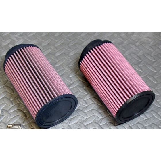 2 x NEW Banshee KN style air filters Keihin PWK PJ 33 34 35 35mm carbs pods