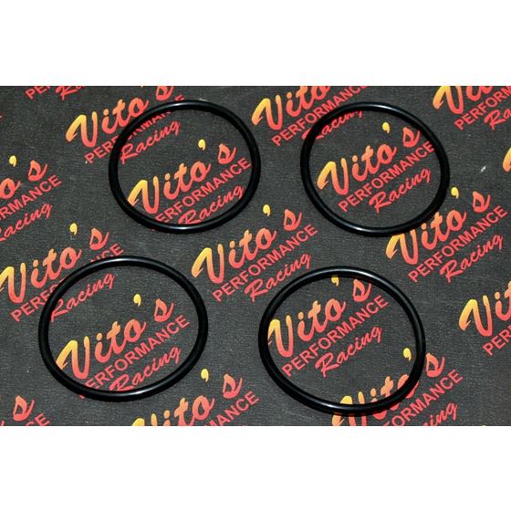 4 x exhaust dual O-RING gasket kit for SHEARER PIPES Yamaha Banshee 1987-2006