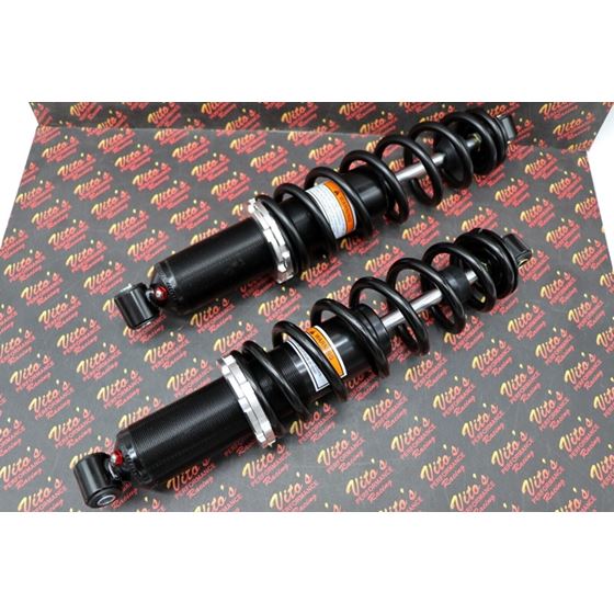 2 x NEW FRONT SHOCKS Polaris SPORTSMAN 550 850 springs 15.5" BLACK
