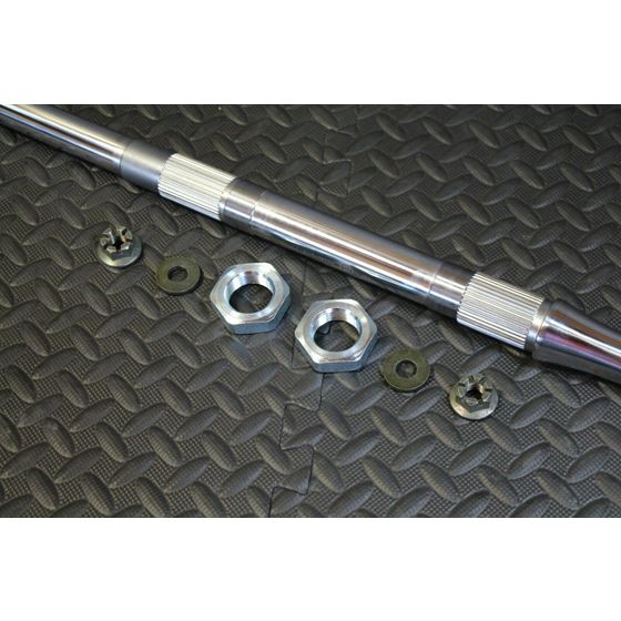 NEW Vito's Performance 2" extended AXLE Yamaha Banshee hub axle nuts kit CHROME