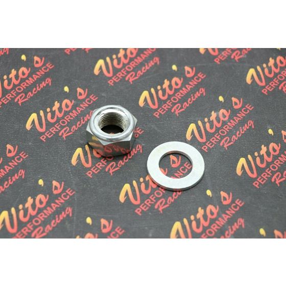 Swingarm nut + washer Yamaha Banshee Raptor 660 700 Warrior YFZ450 YZ125 YZ250