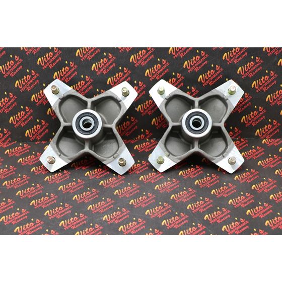 2 x NEW front hubs + studs seals bearings Yamaha R
